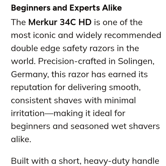 Merkur Solingen Razor with Blade - Picture 3 of 5